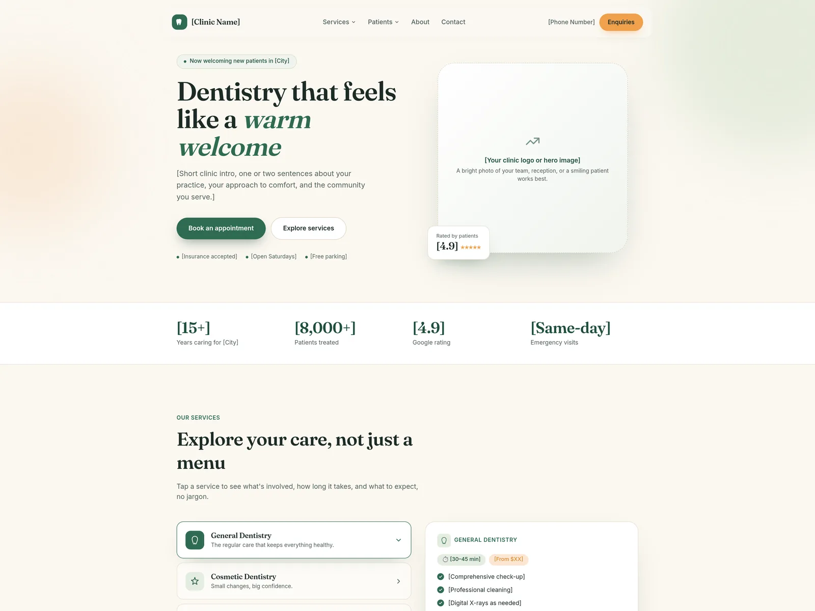 Full-Stack Web Development template preview